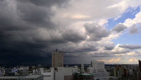 より発達中の雲