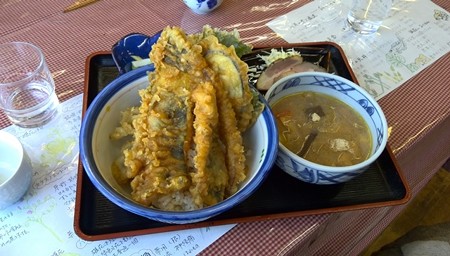 山女魚天丼