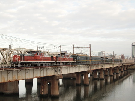 DD51 トワイライトエクスプレス東海道本線新大阪~大阪02
