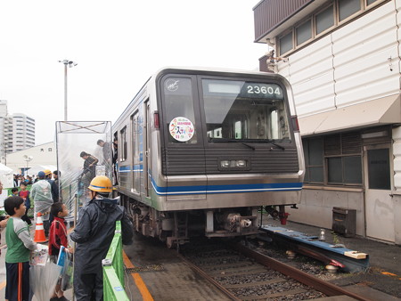 にゃんばろう駅にいる20系 緑木検車場01