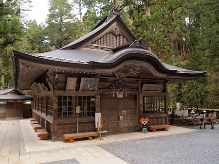 奥の院の休憩所