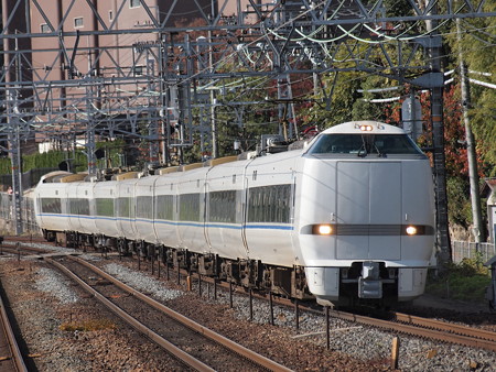 683系特急サンダーバード 東海道本線山崎駅01