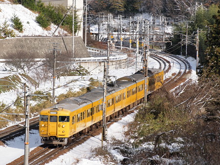 115系末期色 山陽本線セノハチ05