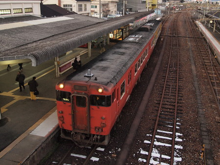 キハ47 岩徳線岩国駅
