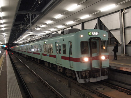 西鉄5000形急行 天神大牟田線薬院駅03