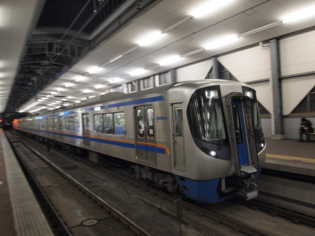 西鉄3000形普通 天神大牟田線薬院駅02