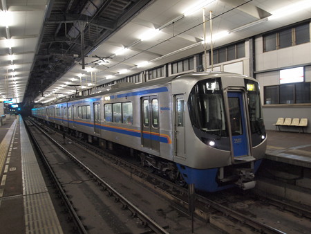 西鉄3000形普通 天神大牟田線薬院駅03
