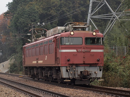 EF81単機 鹿児島本線天拝山~原田