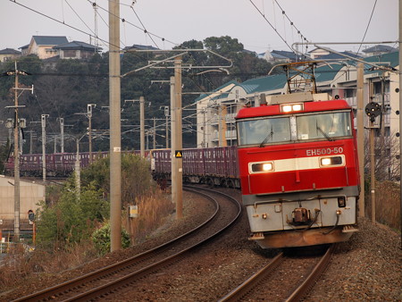 EH500貨物 鹿児島本線水巻駅