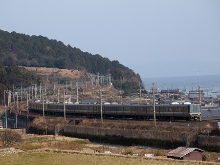 223系新快速 湖西線近江高島~北小松02