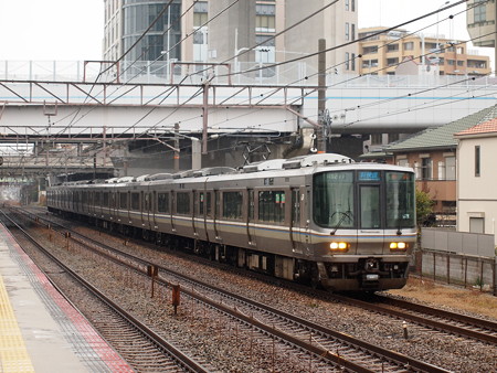 223系新快速 山陽本線舞子駅05