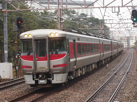 キハ189系特急はまかぜ 山陽本線舞子駅