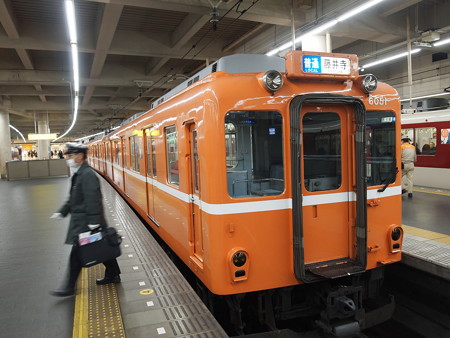 近鉄6020系ラビットカー普通 近鉄南大阪線阿部野橋02