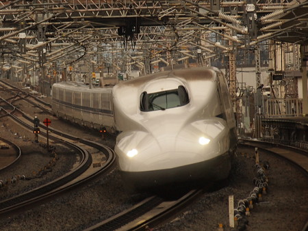 N700系のぞみ 東海道新幹線米原駅02