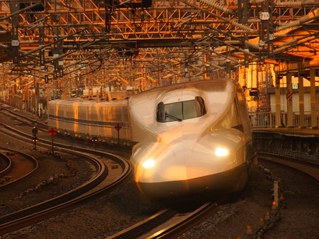 N700系のぞみ 東海道新幹線米原駅06