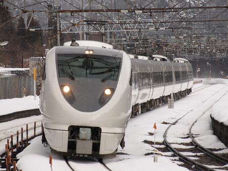 683系特急サンダーバード 北陸本線新疋田駅01