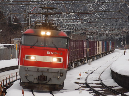 EF510貨物 北陸本線新疋田駅