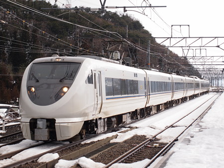 683系特急しらさぎ 北陸本線近江塩津駅01