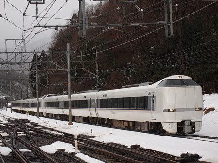 683系特急しらさぎ 北陸本線近江塩津駅02