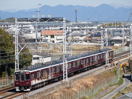 阪急8300系快速特急 阪急京都線西山天王山~大山崎