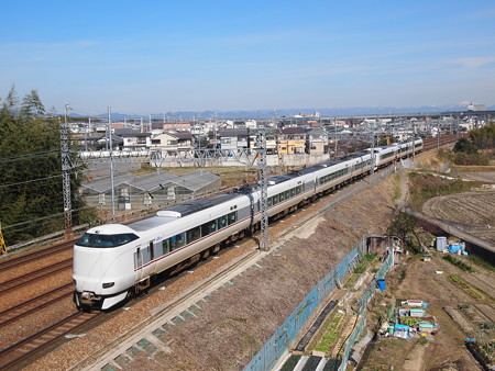 287系回送 東海道本線長岡京~山崎