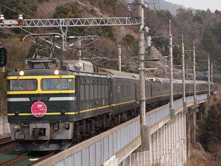 EF81 トワイライトエクスプレス 湖西線北小松駅