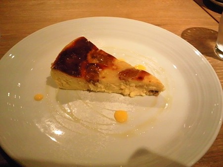 ベイクドチーズケーキ@caffe beanDaisy