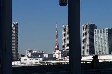 勝鬨橋からの東京タワー