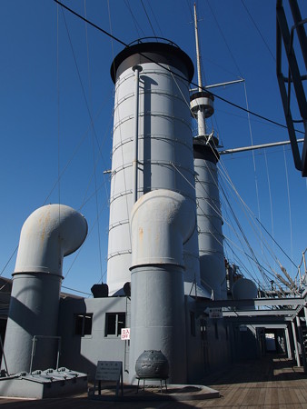 戦艦三笠の煙突