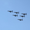 Blue Impulse in Hyakuri Air Base