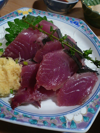 2010.06.24/銀座・三州屋「かつおたたき定食」