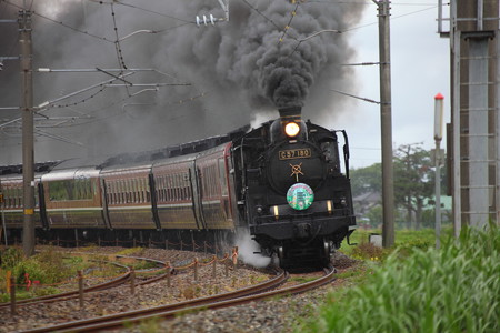 C57-180快速「SL山形DC架け橋号」２