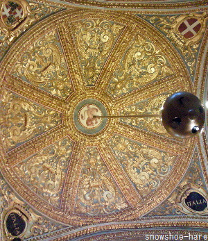 イタリアンチャペルの天井