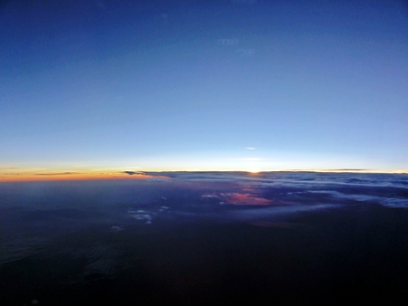 夕日が綺麗だ。