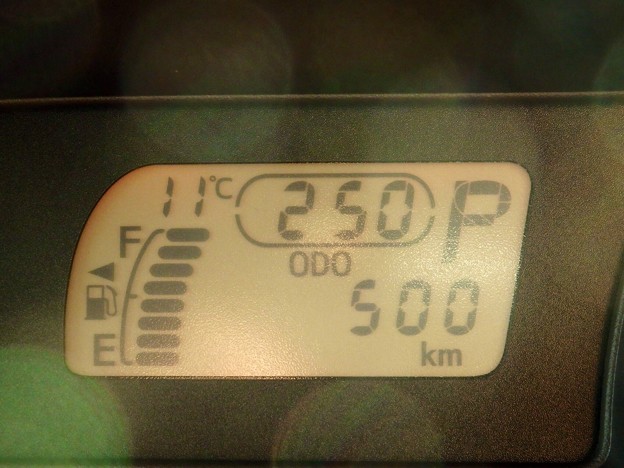 走行距離500km