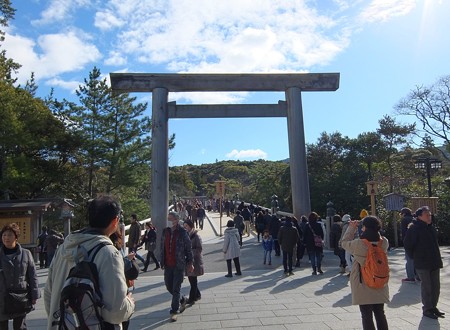 伊勢神宮内宮2 宇治橋鳥居