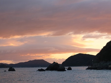 夫婦岩 12月朝7:02