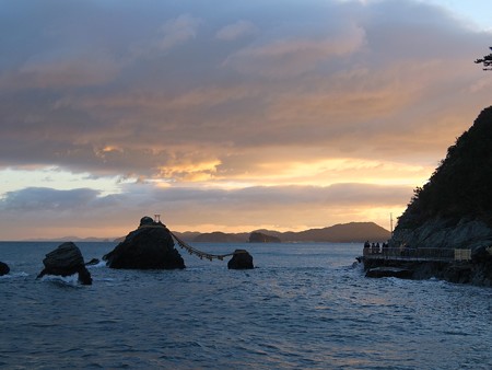 夫婦岩 12月朝7:11