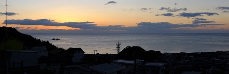 熊野灘 12月朝日6:59