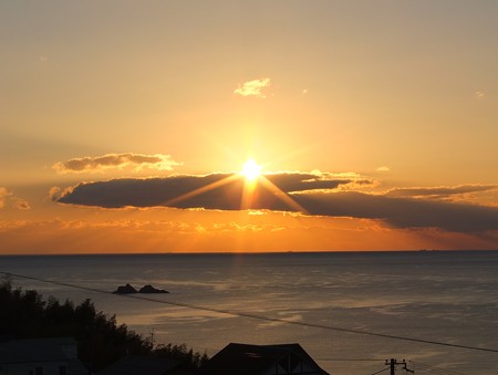 かんぽの宿熊野 12月朝陽7:17