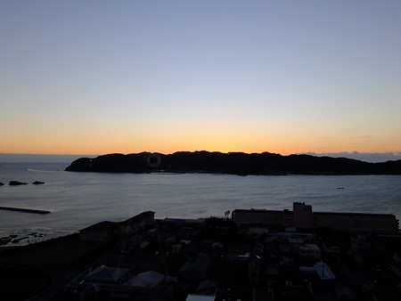 串本の夜明け04 紀伊大島
