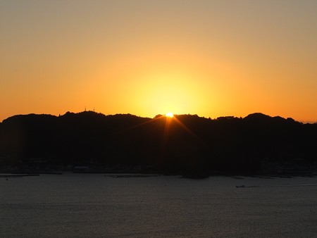 串本の夜明け06 大森山からの朝日