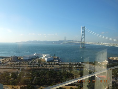 明石海峡大橋16 ホテルの部屋から