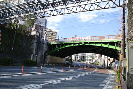 千登世橋にて