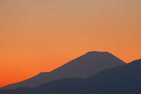 2014.11.15　駅前　富士山