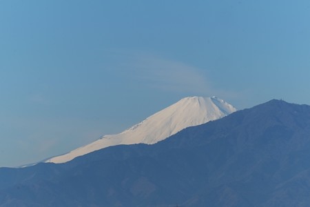 2014.12.19　駅前　富士山