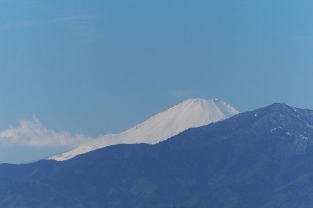 2015.02.02　駅前　富士山