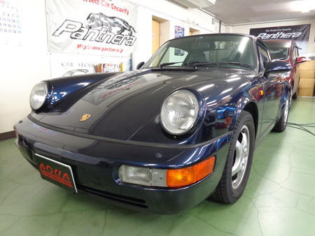 ポルシェ９６４　神奈川県　後付スマートキー取付