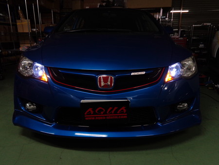 シビックタイプＲ　群馬県　ウインカーポジションキット取付