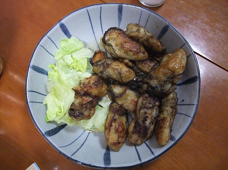 カリカリのガーリックバター醤油